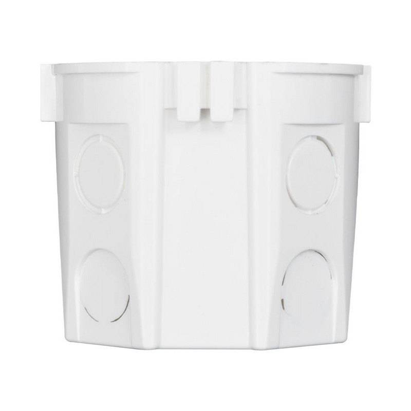 VISWE EU standarts, sienas apaļa montāžas kārba, iekšējā kasete, elektroinstalācijas kārba, baltā aizmugurējā kārba EU slēdzim un kontaktligzdai