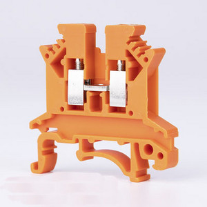 10 gab UK2.5 kabeļa savienotājs UK 2.5 skrūvējams elektriskais termins 2,5 mm vadu elektriskais savienotājs Din sliedes spaiļu bloks UK2.5B