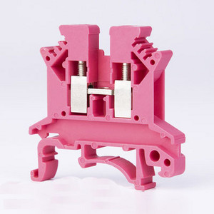 10 gab UK2.5 kabeļa savienotājs UK 2.5 skrūvējams elektriskais termins 2,5 mm vadu elektriskais savienotājs Din sliedes spaiļu bloks UK2.5B