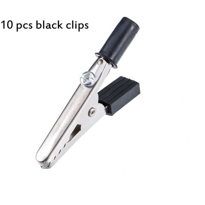 10-20GAB metāla aligatora saspraudes krokodilu elektriskās pārbaudes skavas, sortimenta komplekts laboratorijas testēšanai