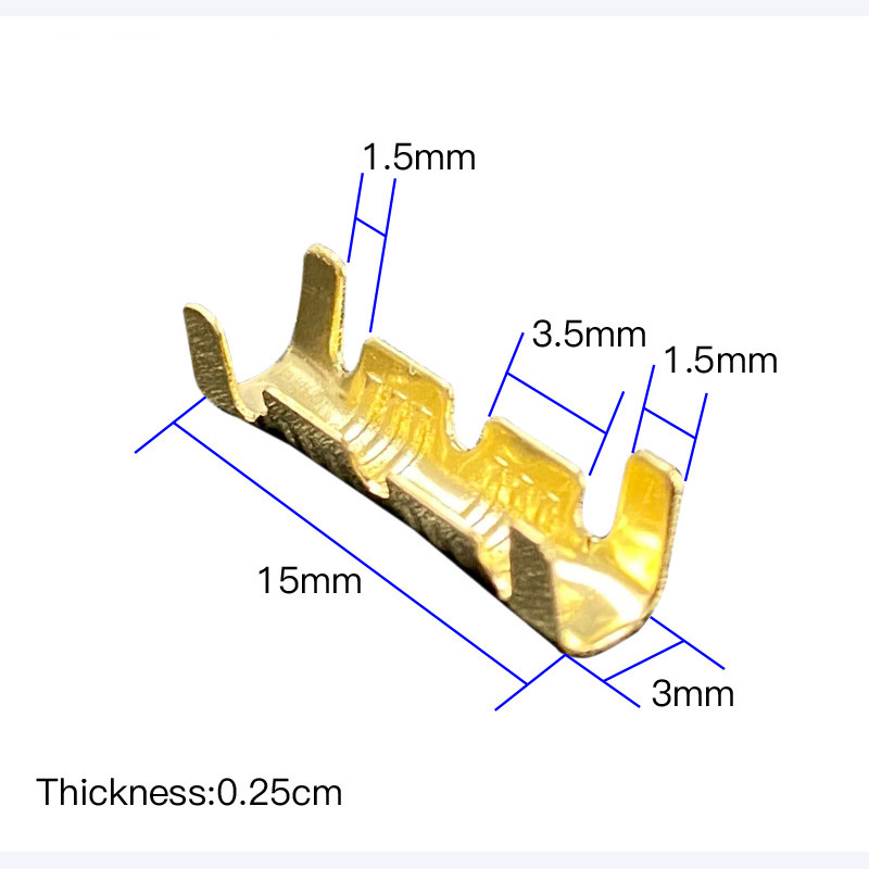 Traadiklemmid Traadiühenduse otsad Pressimine Elektriline klemmiplokk Labidikonnektor pressklemmid 453 U-kujuline klemm