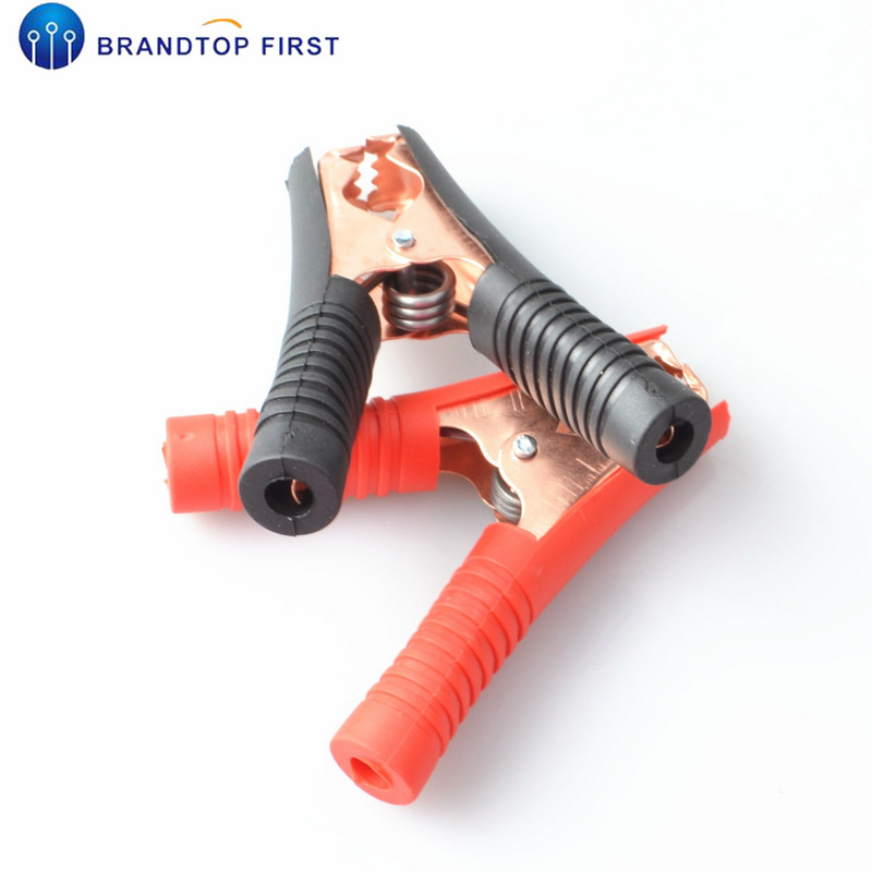 Promocija! 100a Automobilske aligatorske kopče Stezaljke za baterije Krokodilska kopča crveno crna