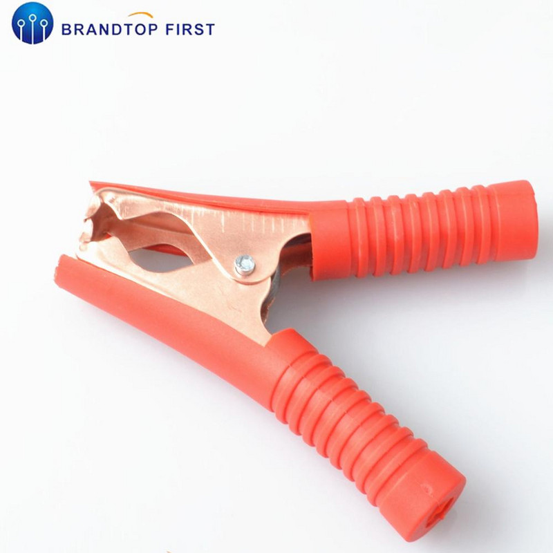 Promocija! 100a Automobilske aligatorske kopče Stezaljke za baterije Krokodilska kopča crveno crna