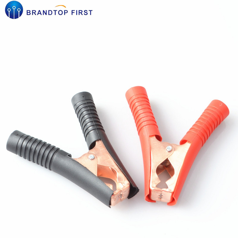 Promocija! 100a Automobilske aligatorske kopče Stezaljke za baterije Krokodilska kopča crveno crna