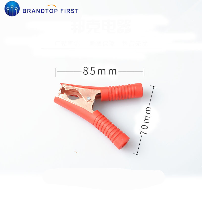 Promocija! 100a Automobilske aligatorske kopče Stezaljke za baterije Krokodilska kopča crveno crna