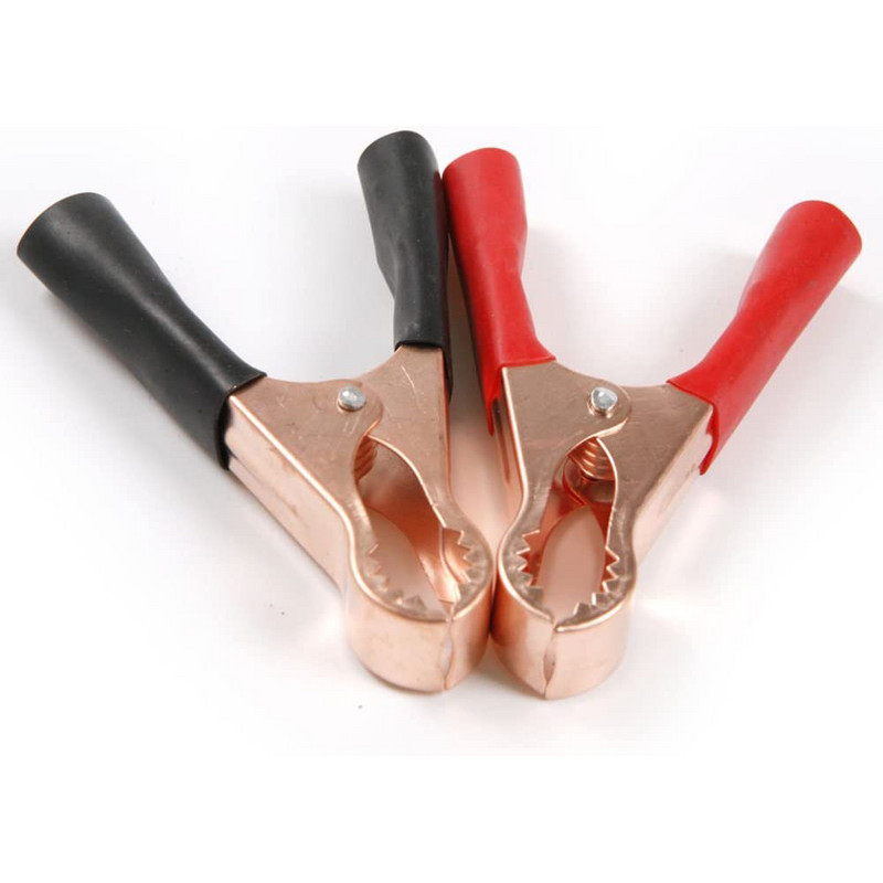 2 DB 50A/30A aligátorkapcsok Csíptetők Krokodil Clip Caravan Van Akkumulátor Tesztkapocs Csatlakozó Dugó Aligátor Clip bilincs