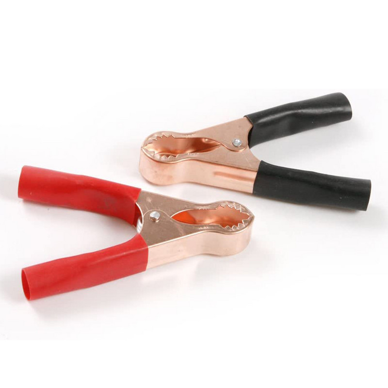 2 DB 50A/30A aligátorkapcsok Csíptetők Krokodil Clip Caravan Van Akkumulátor Tesztkapocs Csatlakozó Dugó Aligátor Clip bilincs