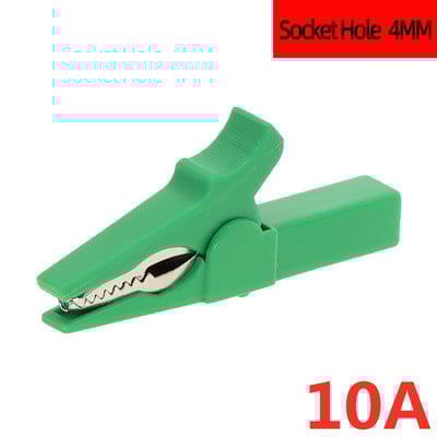 1kom testna stezaljka za bateriju 55MM 85MM aligatorska stezaljka za banana utikač 4mm kabelske sonde Krokodilska stezaljka 10A 30A