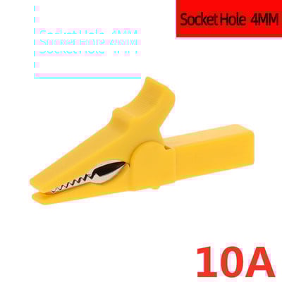 1kom testna stezaljka za bateriju 55MM 85MM aligatorska stezaljka za banana utikač 4mm kabelske sonde Krokodilska stezaljka 10A 30A