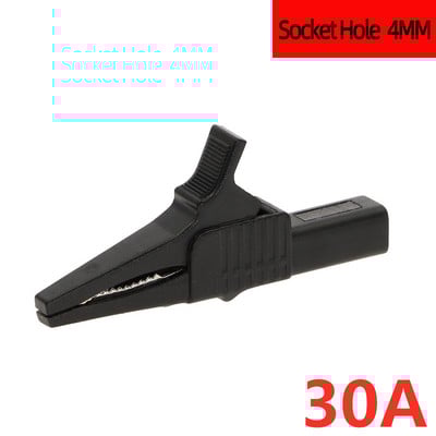 1kom testna stezaljka za bateriju 55MM 85MM aligatorska stezaljka za banana utikač 4mm kabelske sonde Krokodilska stezaljka 10A 30A