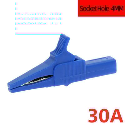 1kom testna stezaljka za bateriju 55MM 85MM aligatorska stezaljka za banana utikač 4mm kabelske sonde Krokodilska stezaljka 10A 30A