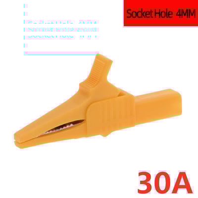 1kom testna stezaljka za bateriju 55MM 85MM aligatorska stezaljka za banana utikač 4mm kabelske sonde Krokodilska stezaljka 10A 30A