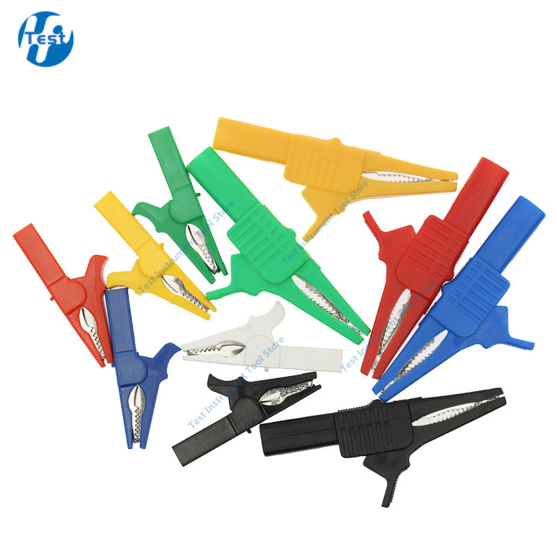 1kom testna stezaljka za bateriju 55MM 85MM aligatorska stezaljka za banana utikač 4mm kabelske sonde Krokodilska stezaljka 10A 30A