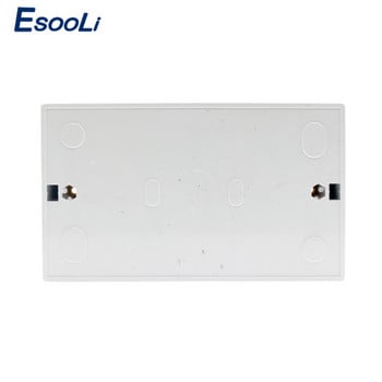 Εξωτερικό κουτί τοποθέτησης Esooli 146mm*86mm*32mm για 146*86mm Τυπικός διακόπτης αφής και υποδοχή για οποιαδήποτε θέση επιφάνειας τοίχου