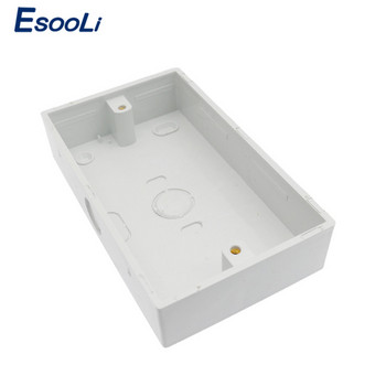 Εξωτερικό κουτί τοποθέτησης Esooli 146mm*86mm*32mm για 146*86mm Τυπικός διακόπτης αφής και υποδοχή για οποιαδήποτε θέση επιφάνειας τοίχου