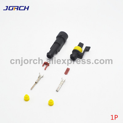 1 komplekts 1/2/3/4/5/6 Pin Way AMP Tyco Super Sealed Automotive Wire Connector Elektrisko spraudkontaktu termināļi automašīnām