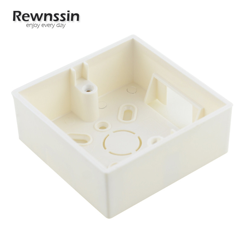 Rewnssin zidne utičnice i sklopke Kutija za vanjsku montažu 86mm*86mm*33mm, Razvodna kutija za nadgradnju Instalacijska kutija Vanjska kazeta