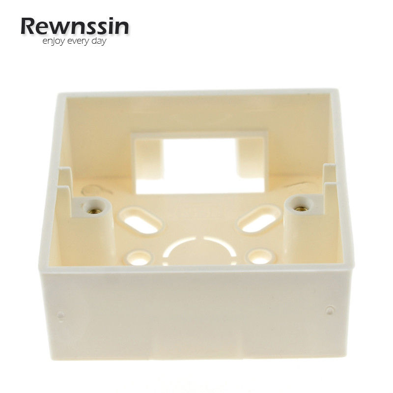 Rewnssin zidne utičnice i sklopke Kutija za vanjsku montažu 86mm*86mm*33mm, Razvodna kutija za nadgradnju Instalacijska kutija Vanjska kazeta