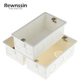 Kutija za skrivenu zidnu ugradnju Visokokvalitetna plastična kutija 146mm*86mm Bijela plastična unutarnja kutija za prekidač i utičnicu tipa 146