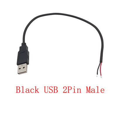 0,3 m/1 m/2 m 5 V USB kabel za napajanje 2/4 pinski USB 2.0 tip A muški utikač/ženska utičnica punjač, produžni priključak kabela za punjenje