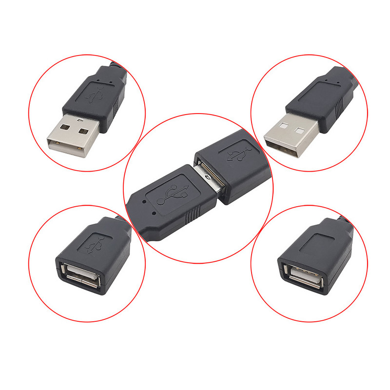 0,3 m/1 m/2 m 5 V USB kabel za napajanje 2/4 pinski USB 2.0 tip A muški utikač/ženska utičnica punjač, produžni priključak kabela za punjenje