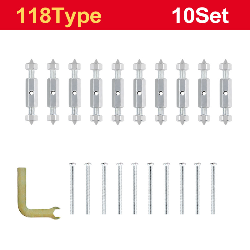 Alat za popravak kutije s prekidačima za montažu na zid 118/120 Alat za popravak nosača podesive duljine poluge utičnice potporne šipke vijak ključ