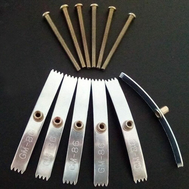 10PCS/Set 86Type Dark Box Repair Vijak manganski čelik zamijenite staru razvodnu kutiju fiksne zidne sklopke Montaža utičnice Popravak kazete