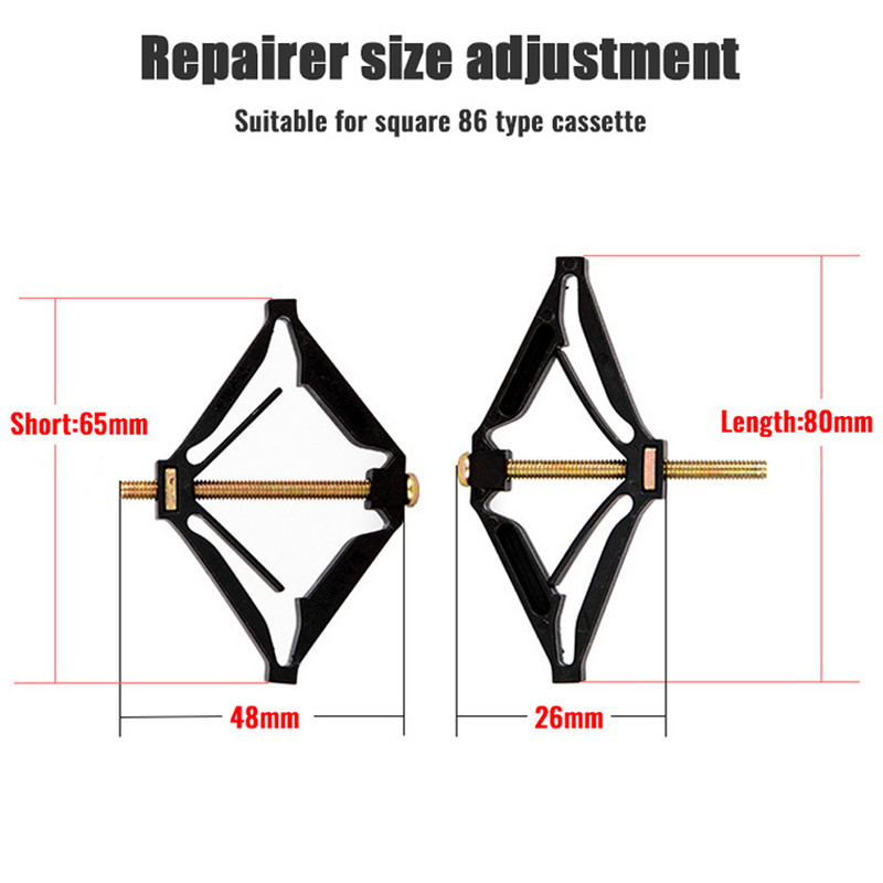 10 komada Vijak za popravak tamne kutije 86 Tip manganskog čelika Utičnica Stara fiksna kaseta Popravak zida Zamjena kutije Pribor za električara