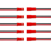 10 pari 100mm 150mm 2-pinski JST utični konektor muški+ženski utični konektor Kabelska žica za RC igračke Baterijska LED svjetiljka