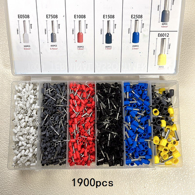 Vrh prstena za stezanje Izolirani blok stezaljki Konektor za električnu žicu Pin cijev terminal ejektor Komplet za ožičenje