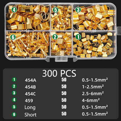 Σύρμα ακροδεκτών καλωδίωσης πόρπης πτύχωσης ακροδεκτών παράλληλος σύνδεσμος χάλκινη πόρπη 452 / 453 / 454 τύπου