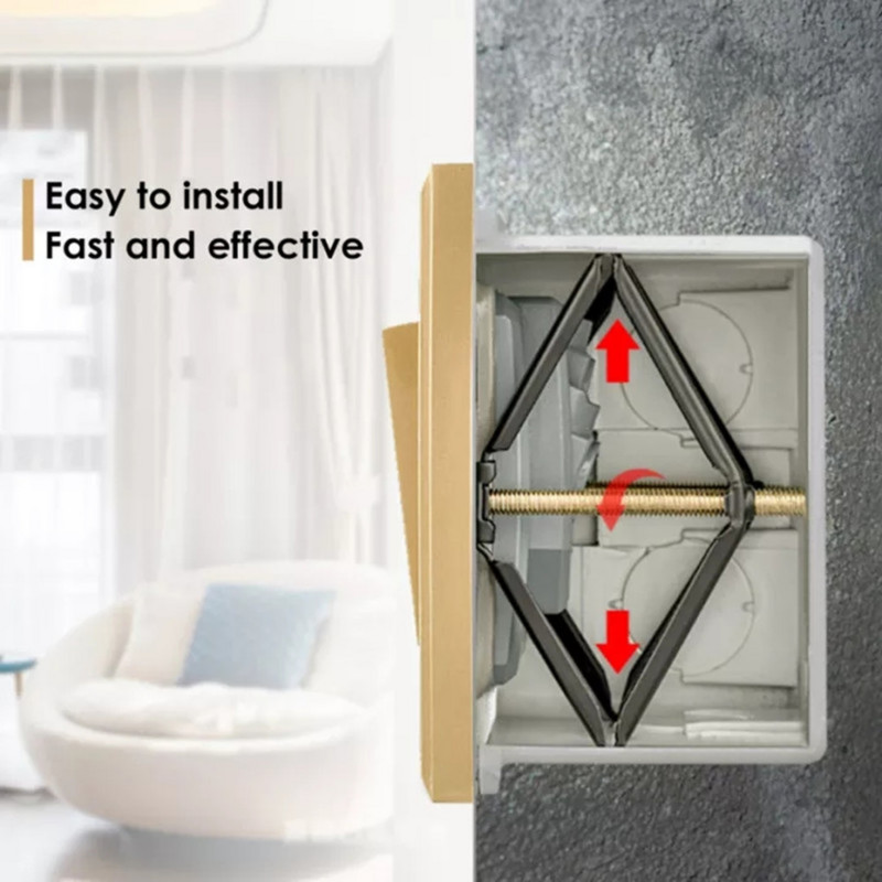 86 Tüüp Tume kasti parandaja Vana fikseeritud kassetiga seinaparandaja Vahetage elektriku tarvikud Kruvipistikud lülituskarbid tugivarras