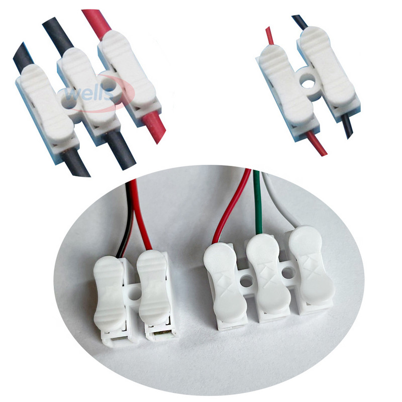 20/50/100Pcs 2P 3P CH-2 CH-3 Opružna žica Brzi konektor G7 Električni stezaljke za spajanje Blok spojnice kabela Fit Led traka