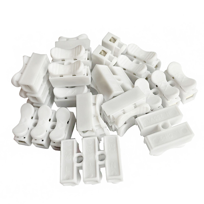 20/50/100Pcs 2P 3P CH-2 CH-3 Opružna žica Brzi konektor G7 Električni stezaljke za spajanje Blok spojnice kabela Fit Led traka