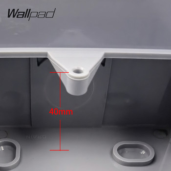 Wallpad Водоустойчив ЕС гнездо IP66 Устойчива на атмосферни влияния кутия за използване на открито или в баня
