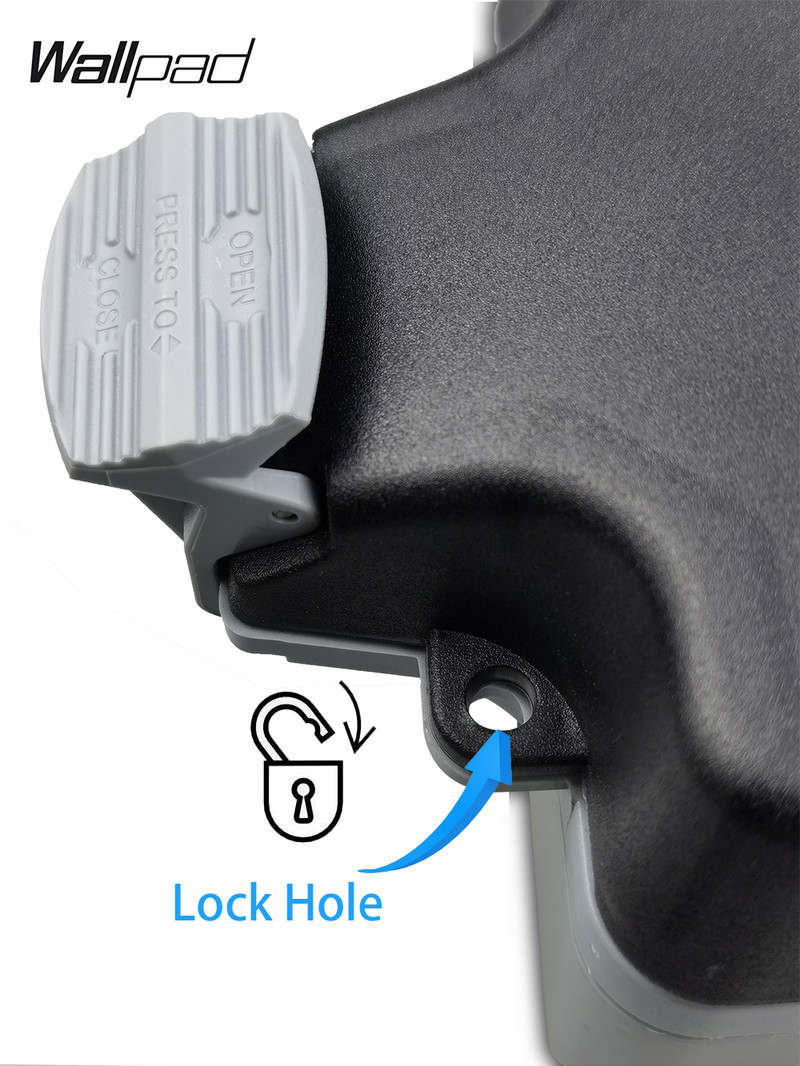 Wallpad Vodootporna EU utičnica IP66 kutija otporna na vremenske uvjete za vanjsku upotrebu ili upotrebu u kupaonici