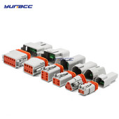 1Nustatyti Deutsch DT jungtį DT06-2S/DT04-2P 2P 3P 4P 6P 8P 12P vandeniui atsparų elektros kištuką automobilio varikliui su kaiščiais 22-16AWG