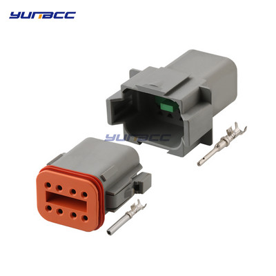 1Nustatyti Deutsch DT jungtį DT06-2S/DT04-2P 2P 3P 4P 6P 8P 12P vandeniui atsparų elektros kištuką automobilio varikliui su kaiščiais 22-16AWG