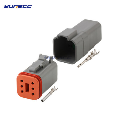 1Nustatyti Deutsch DT jungtį DT06-2S/DT04-2P 2P 3P 4P 6P 8P 12P vandeniui atsparų elektros kištuką automobilio varikliui su kaiščiais 22-16AWG