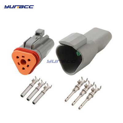 1Nustatyti Deutsch DT jungtį DT06-2S/DT04-2P 2P 3P 4P 6P 8P 12P vandeniui atsparų elektros kištuką automobilio varikliui su kaiščiais 22-16AWG