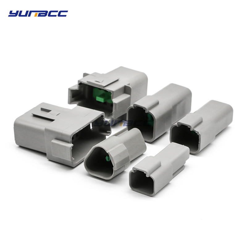 1Nustatyti Deutsch DT jungtį DT06-2S/DT04-2P 2P 3P 4P 6P 8P 12P vandeniui atsparų elektros kištuką automobilio varikliui su kaiščiais 22-16AWG