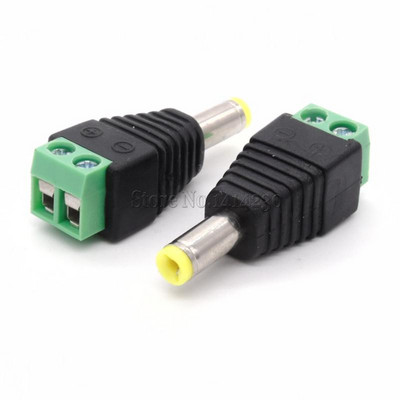 Līdzstrāvas kontaktdakšas savienotājs 2,1 mm x 5,5 mm 5,5 * 2,1 mm 5,5 * 2,5 mm 3,5 * 1,35 mm (skrūvju stiprinājuma veids) Nav nepieciešams metināt līdzstrāvas spraudņa adapteri