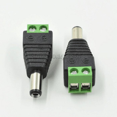 Līdzstrāvas kontaktdakšas savienotājs 2,1 mm x 5,5 mm 5,5 * 2,1 mm 5,5 * 2,5 mm 3,5 * 1,35 mm (skrūvju stiprinājuma veids) Nav nepieciešams metināt līdzstrāvas spraudņa adapteri