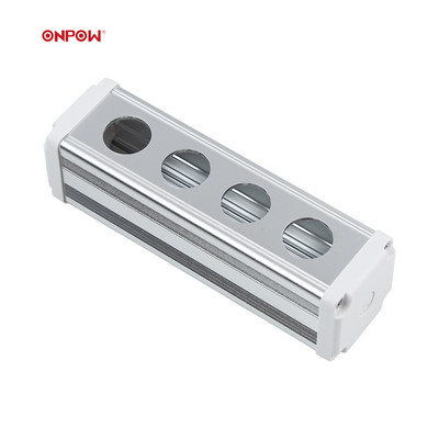 ONPOW BXM47 16mm, 19mm, 22mm 1/2/3/4/5, izgriezts, noslēgts alumīnija sakausējuma korpuss IP65, ūdensnecaurlaidīgs, putekļu necaurlaidīgs metāla spiedpogu kārba