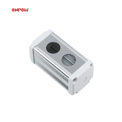 ONPOW BXM47 16mm, 19mm, 22mm 1/2/3/4/5, izgriezts, noslēgts alumīnija sakausējuma korpuss IP65, ūdensnecaurlaidīgs, putekļu necaurlaidīgs metāla spiedpogu kārba