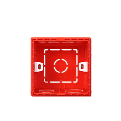 Prekidačka utičnica Razvodna kutija Kazeta Atlectric kutija za ugradnju Skrivena skrivena unutarnja kutija za ugradnju Tip 86 Bijela Crvena Plava kutija