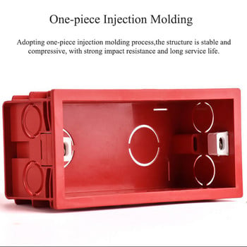 PSSRISE US Standard Switch Switch Socket Mounting Box Junction Box Κρυφό Κρυφό 118mm*72mm Switch Bottom Box Box εγκατάστασης