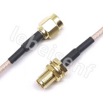 Удължителен кабел за антена SMA-JK SMA мъжки към женски вътрешен винт вътрешен отвор към външен винт вътрешна игла RG316 адаптерен кабел