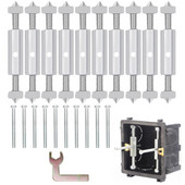 Kasešu remonta ierīce 10 pāri 86 tipa kasešu remonta ierīce ar uzgriežņu atslēgu Universālās skrūves Instrumenti izolācijas labotājs ar