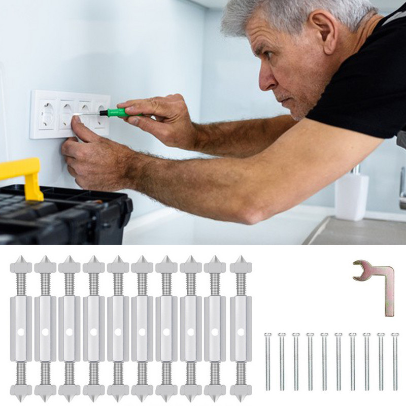 Kasešu remonta ierīce 10 pāri 86 tipa kasešu remonta ierīce ar uzgriežņu atslēgu Universālās skrūves Instrumenti izolācijas labotājs ar